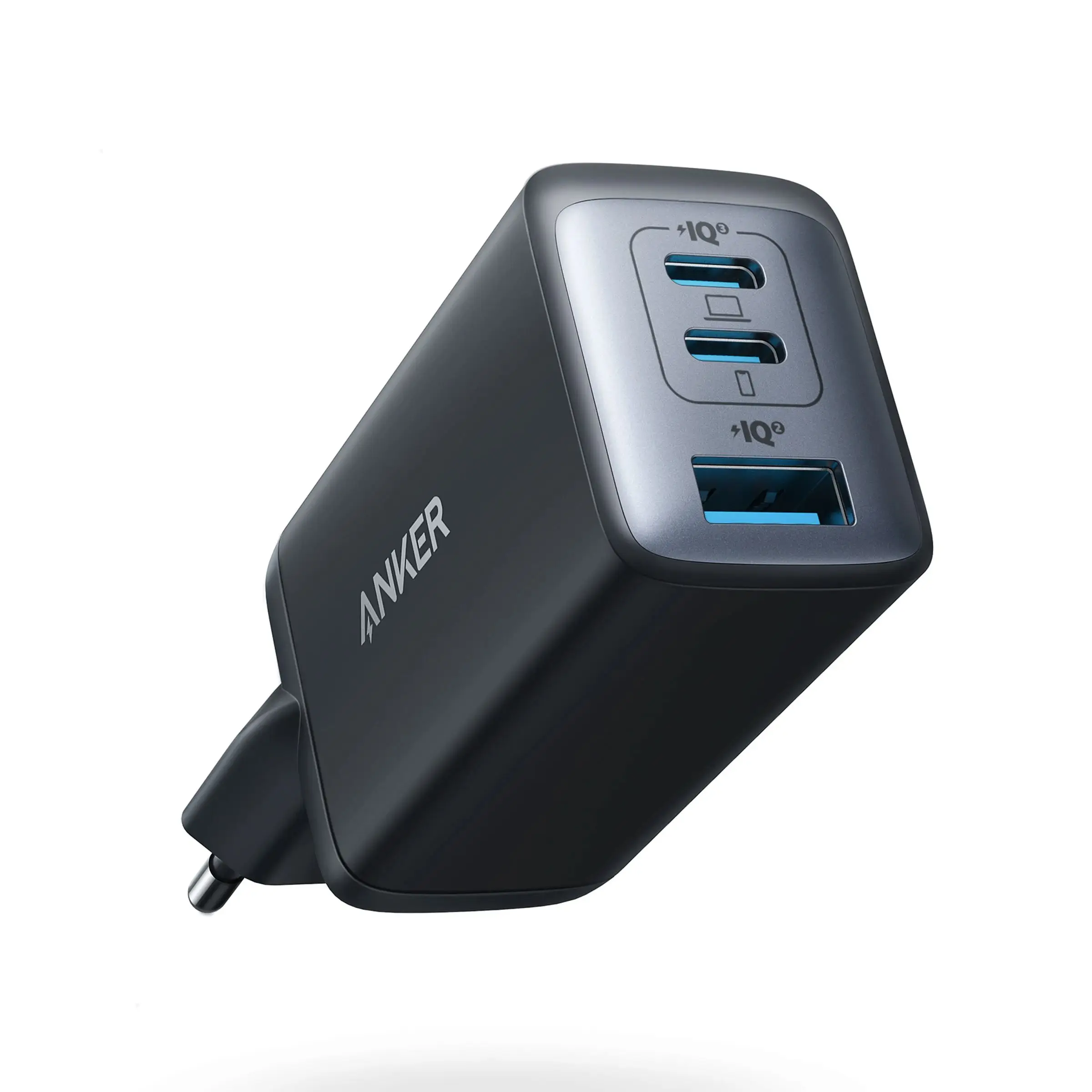 Anker Nano 65W GaN מטען קיר 3 פורטים