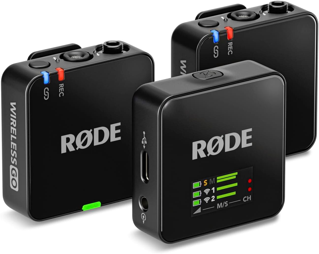 מערכת מיקרופון אלחוטי RØDE Wireless GO (Gen 3) – שחור