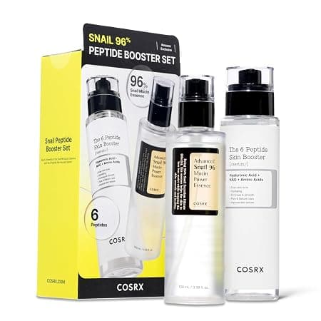 סט COSRX Snail Mucin 96% Peptide Booster - תמצית ריר חילזון וסרום פפטידים