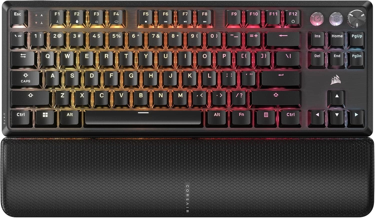 מקלדת גיימינג Corsair K70 PRO TKL עם מתגים מגנטיים – שחור