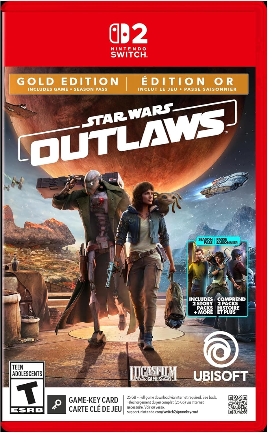 Star Wars Outlaws Gold Edition ל־Nintendo Switch 2