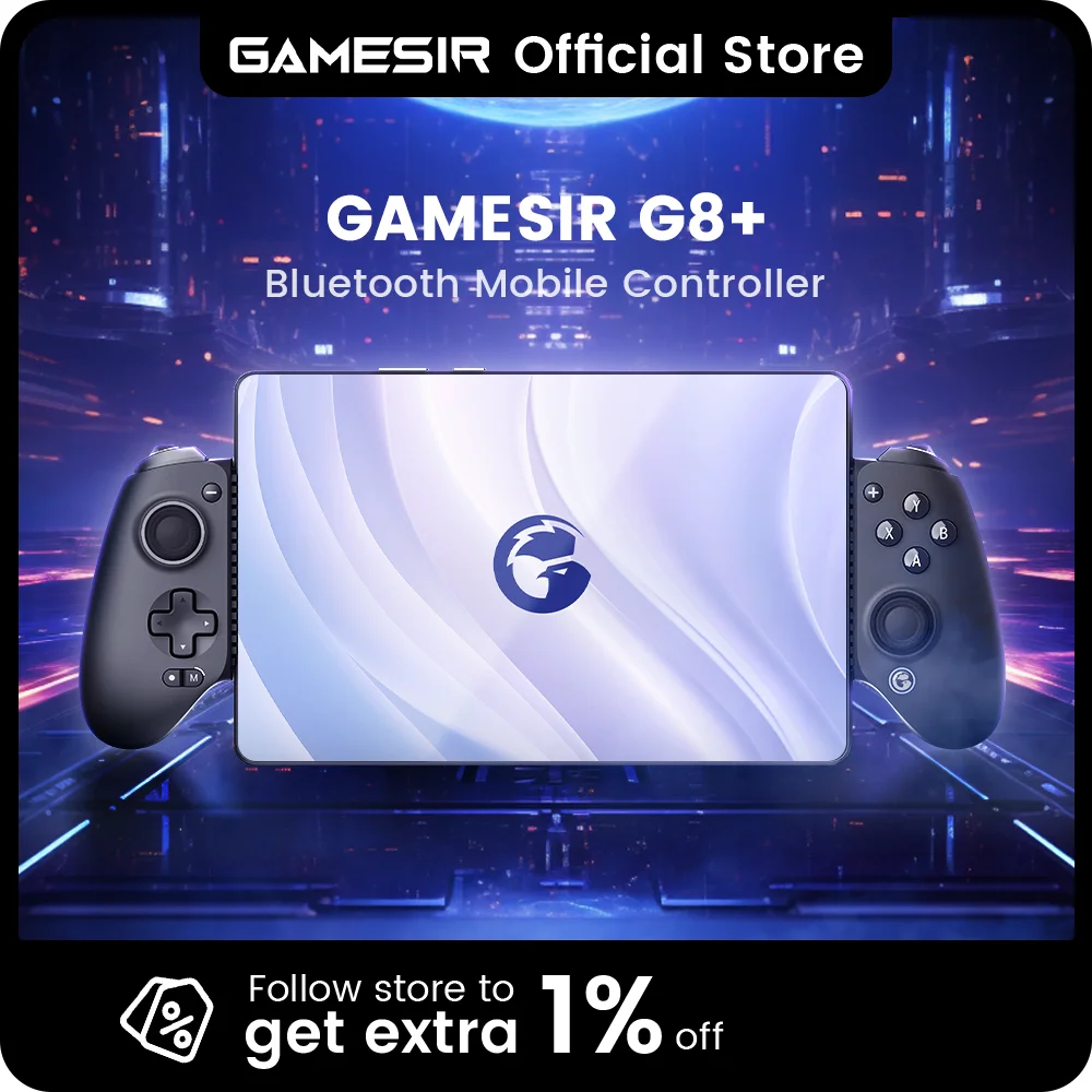 בקר GameSir G8+ שחור משני צדי טאבלט, מחנות GameSir הרשמית