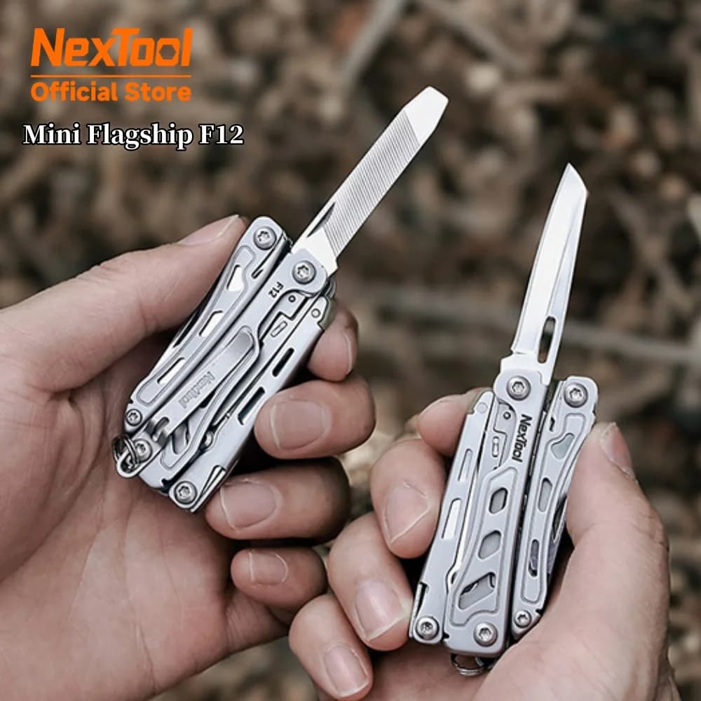 מולטי-טול מתקפל NexTool Mini Flagship F12 עם טבעת למחזיק מפתחות