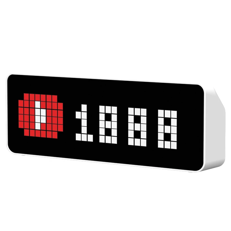 שעון פיקסלים חכם Ulanzi TC001 עם מטריצת 256 לדים צבעוניים