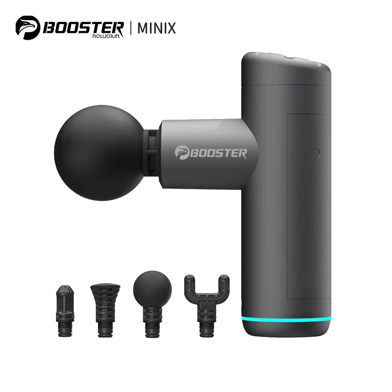 אקדח עיסוי Booster Mini X – חנות רשמית, 4 ראשים מתחלפים