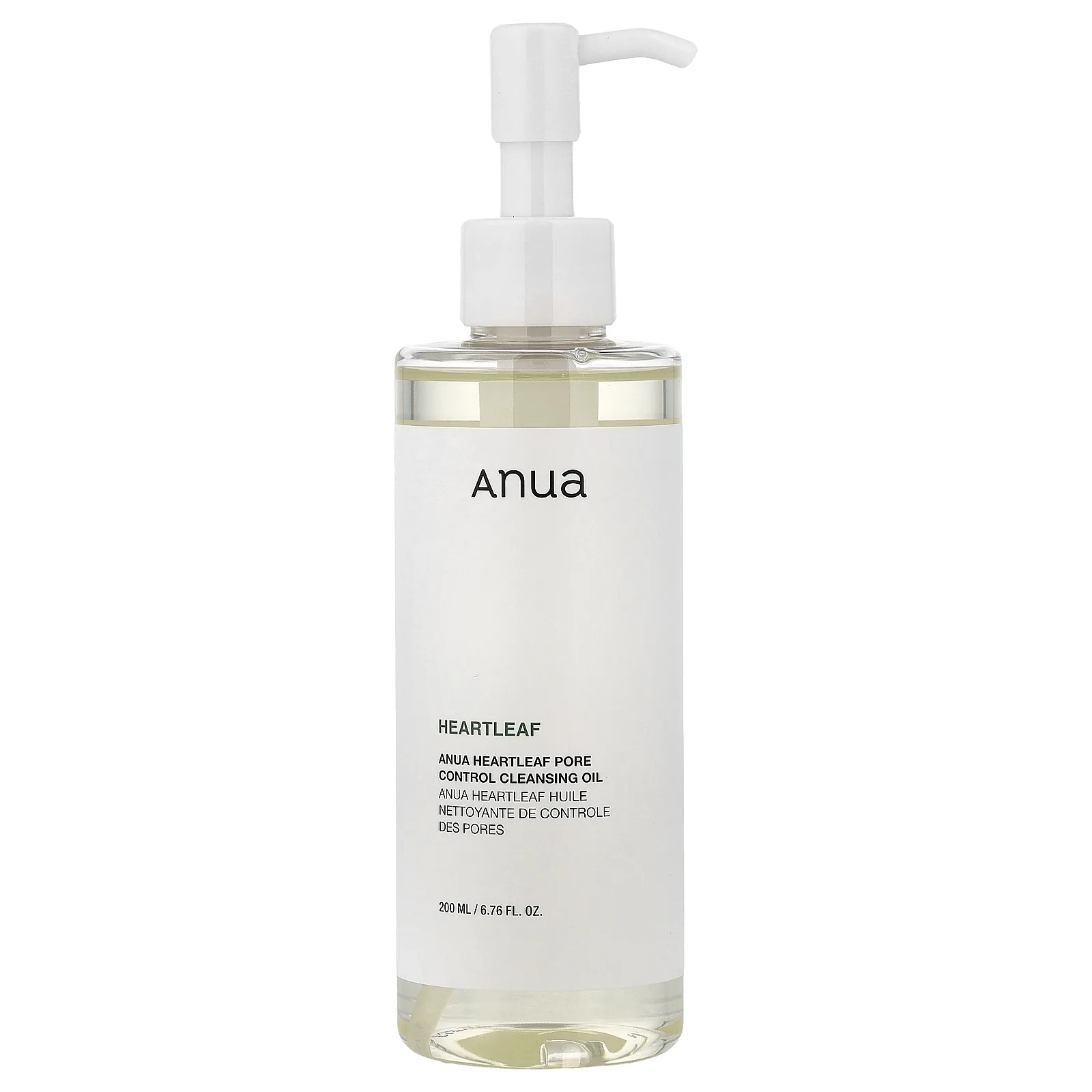 בקבוק Anua Heartleaf Pore Control Cleansing Oil בנפח 200 מ״ל