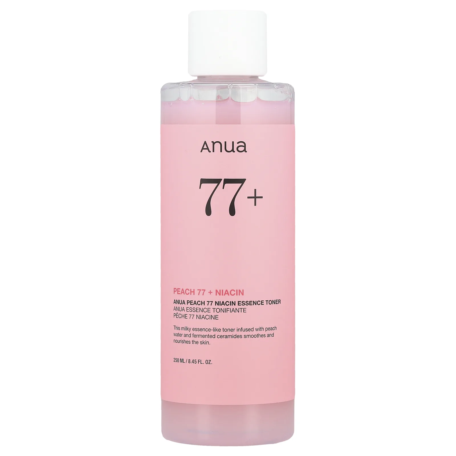 בקבוק Anua Peach 77 Niacin Essence Toner 250 מ"ל