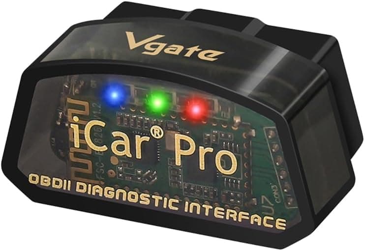 סורק אבחון OBD2 Vgate iCar Pro עם מתאם ELM327, מתחבר לשקע OBD2 ברכב