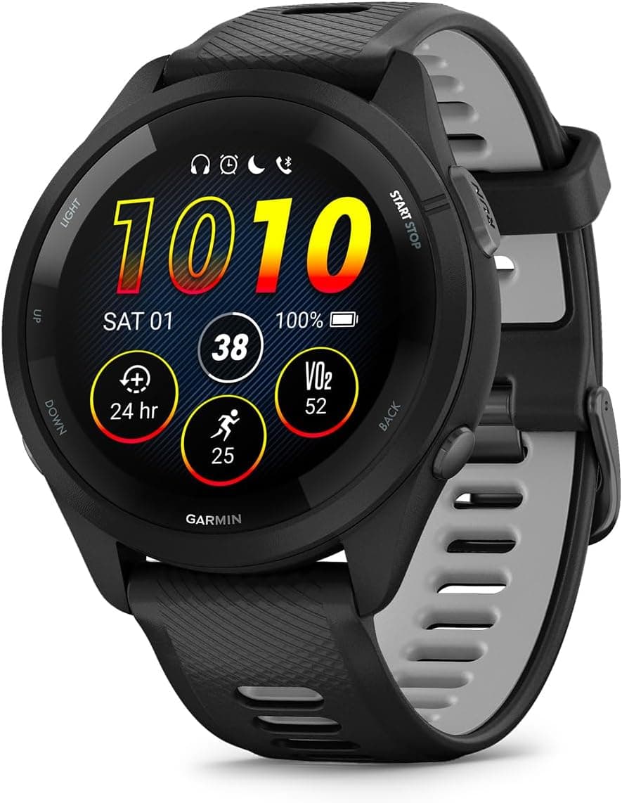 שעון ריצה Garmin Forerunner 265 46 מ״מ – שחור