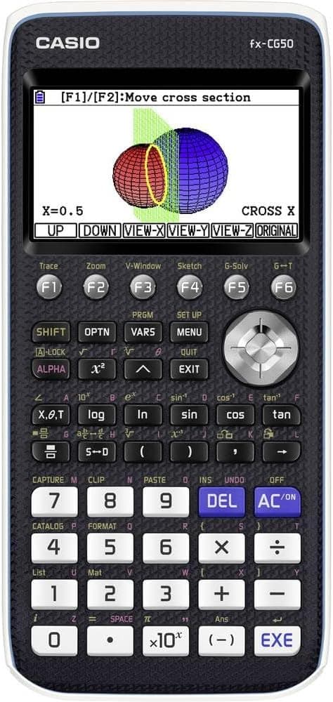 מחשבון גרפי Casio fx-CG50 – מסך צבעוני וגרפים בתלת־ממד