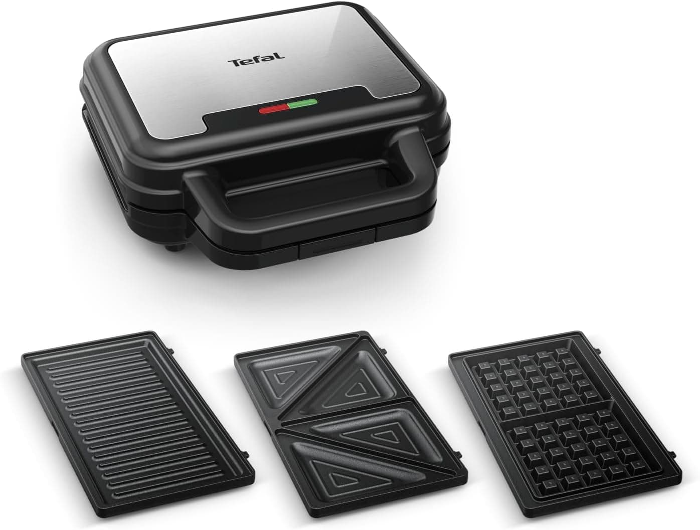 מכשיר Tefal Ultracompact 3-in-1 לסנדוויצ'ים, וופלים ופאניני (SW383D10)