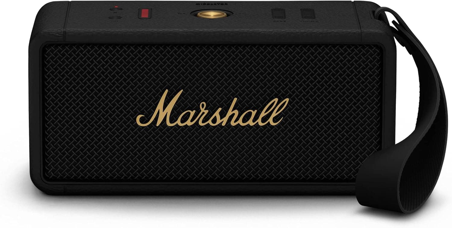 רמקול Bluetooth נייד Marshall Middleton – שחור