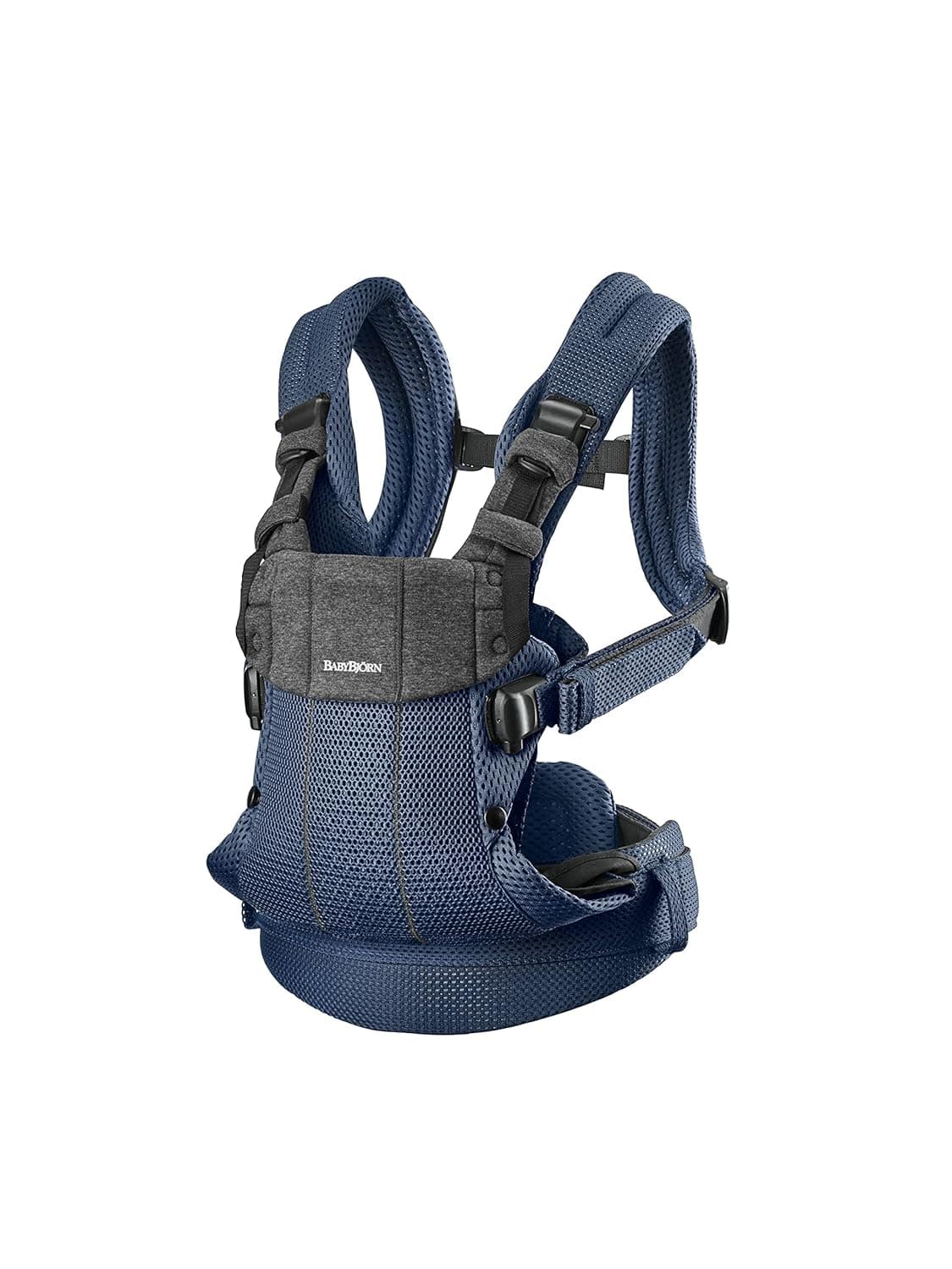 מנשא BabyBjörn Harmony 3D Mesh – כחול נייבי, מלידה עד גיל 3