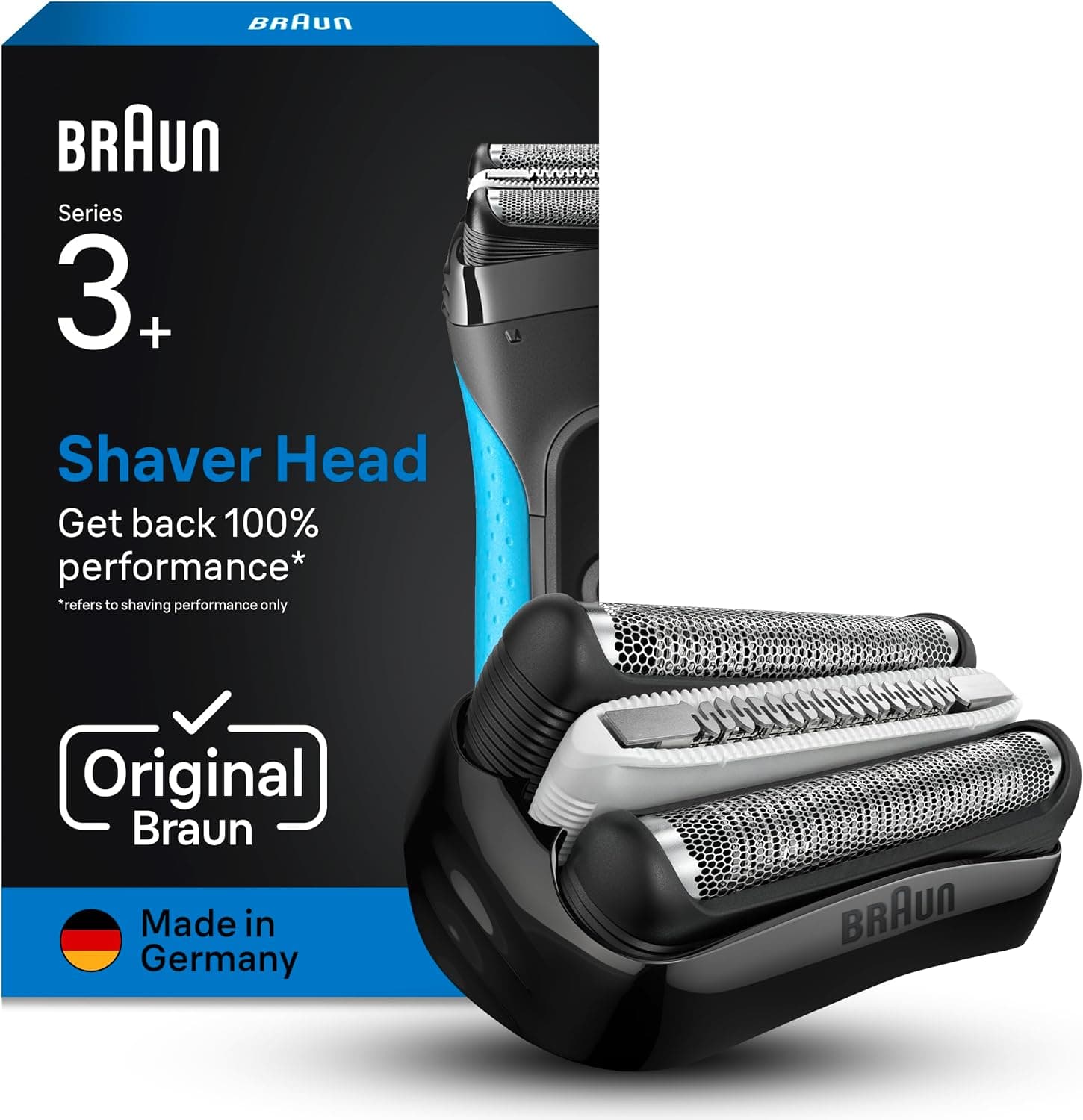 ראש גילוח מקורי שחור Braun Series 3 דגם 32B עם קופסה